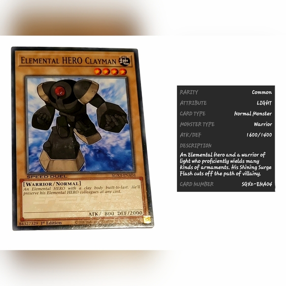 Yu-Gi-Oh CARD LOT OF 4 ELEMENTAL HERO WARRIOR (NEW) - Picture 4 of 6